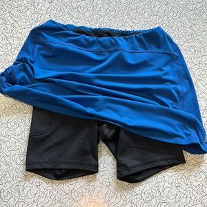 Skirt Sports skirt with undershorts. Blue. Size Small.